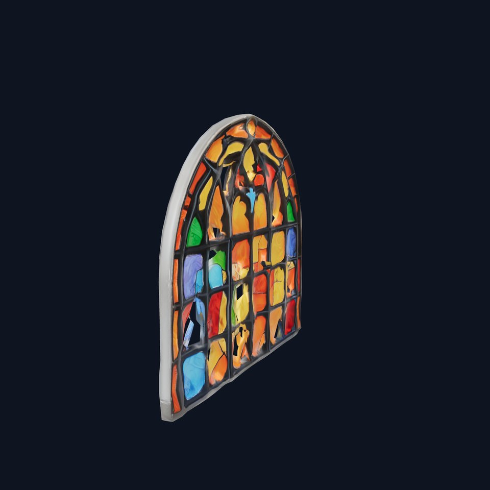 Vibrant Stained Glass model pack